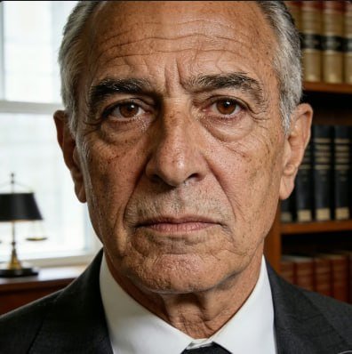 Portrait of a distinguished lawyer in his office